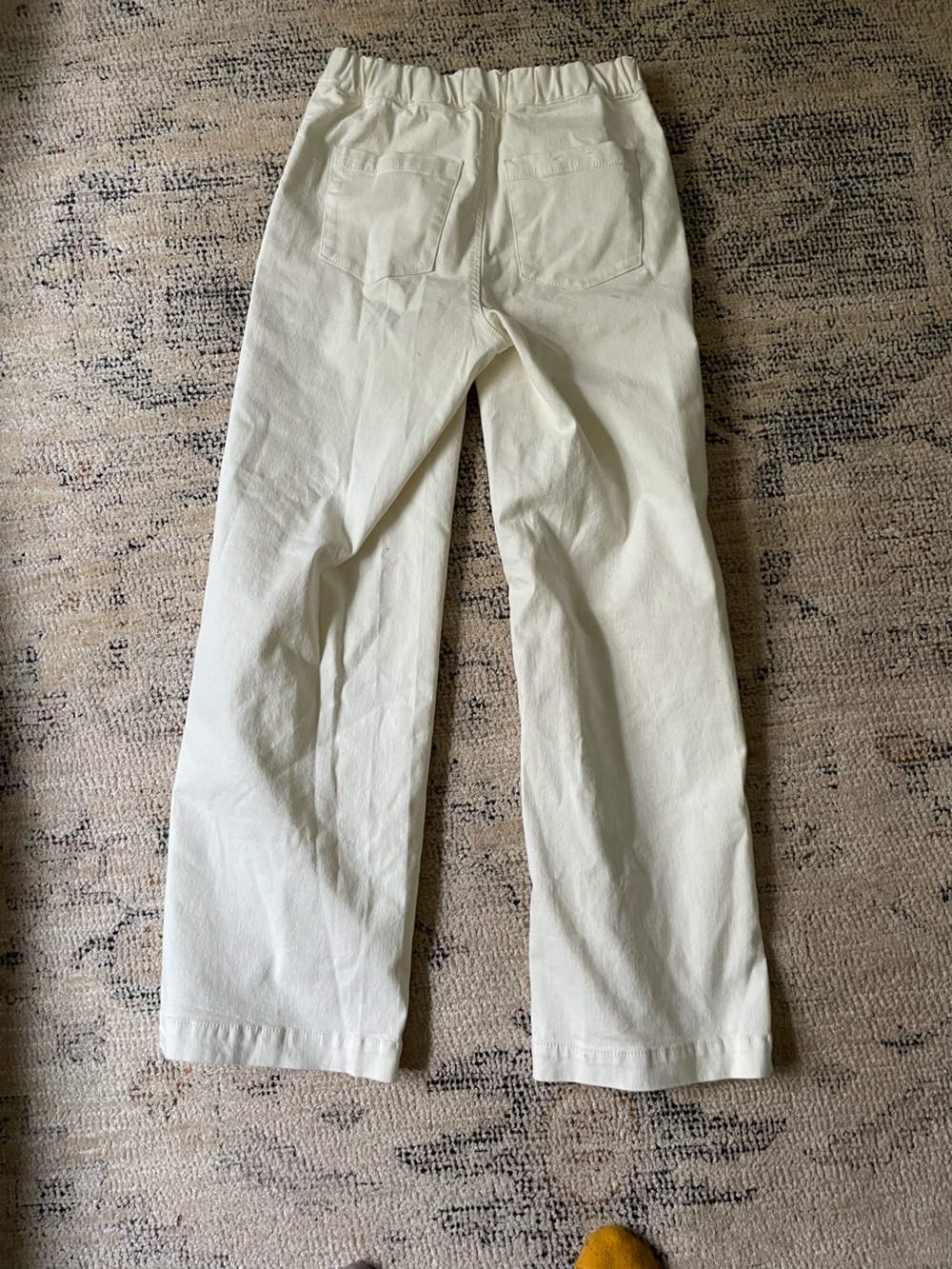 Oak and fort cream Twill wide leg cargos - Picture 4 of 4